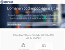 Tablet Screenshot of cockerpoo.egensajt.se