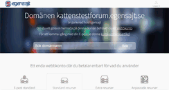 Desktop Screenshot of kattenstestforum.egensajt.se