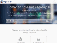 Tablet Screenshot of hoyasrus.egensajt.se