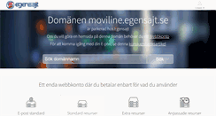 Desktop Screenshot of moviline.egensajt.se
