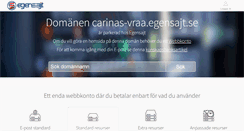 Desktop Screenshot of carinas-vraa.egensajt.se